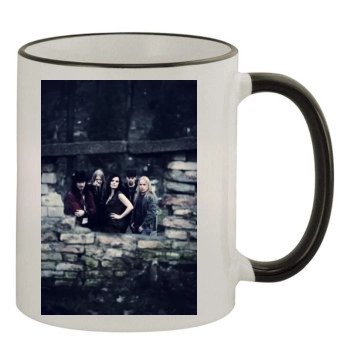Nightwish 11oz Colored Rim & Handle Mug