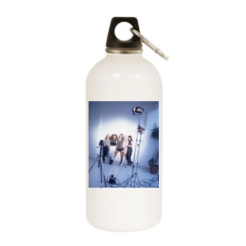 Spice Girls White Water Bottle With Carabiner