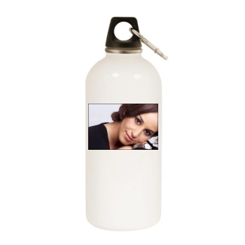 Ness White Water Bottle With Carabiner