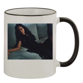 Zoe Saldana 11oz Colored Rim & Handle Mug