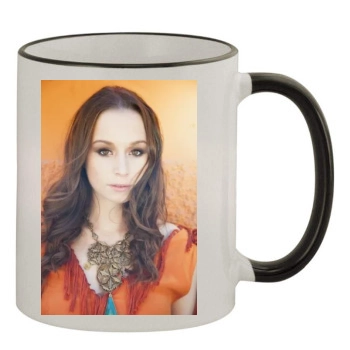 Oonagh 11oz Colored Rim & Handle Mug