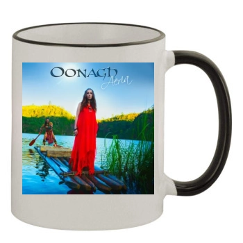 Oonagh 11oz Colored Rim & Handle Mug