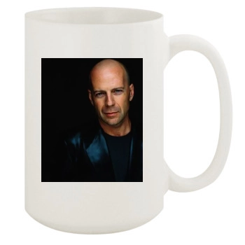 Bruce Willis 15oz White Mug