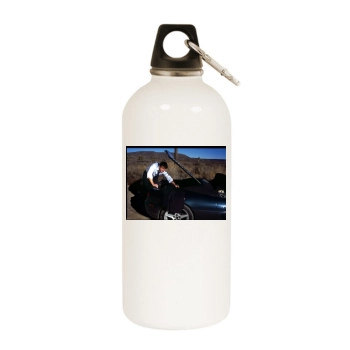 Goran Visnjic White Water Bottle With Carabiner