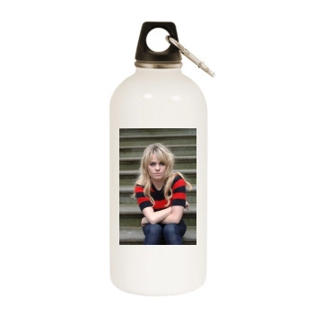 Duffy White Water Bottle With Carabiner