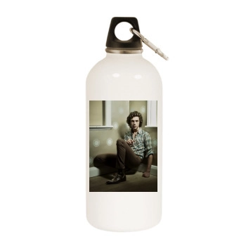 Mika White Water Bottle With Carabiner