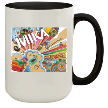 Mika 15oz Colored Inner & Handle Mug