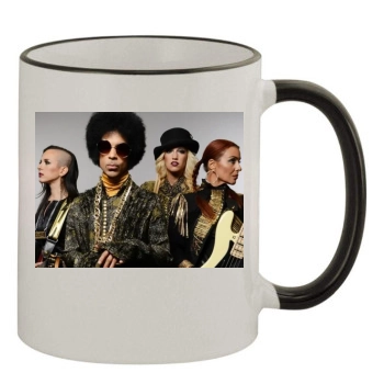 Prince 11oz Colored Rim & Handle Mug