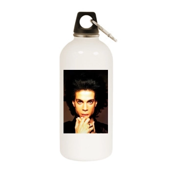 Prince White Water Bottle With Carabiner