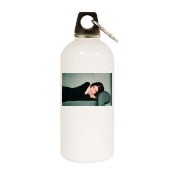 Placebo White Water Bottle With Carabiner