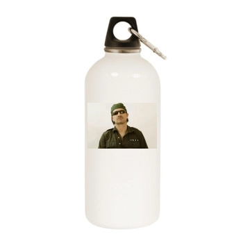 Bono White Water Bottle With Carabiner