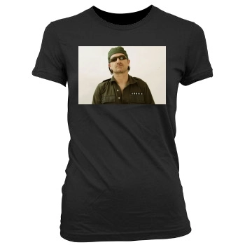 Bono Women's Junior Cut Crewneck T-Shirt