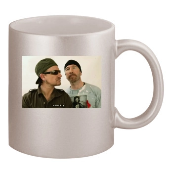 Bono 11oz Metallic Silver Mug