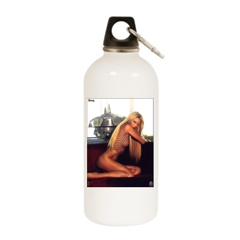 Devon White Water Bottle With Carabiner