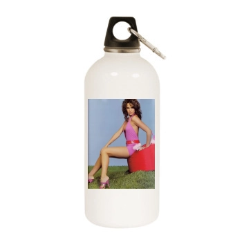 EliZe White Water Bottle With Carabiner