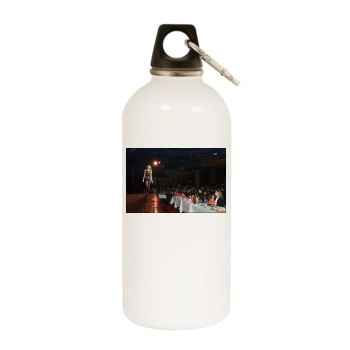 Sabine White Water Bottle With Carabiner