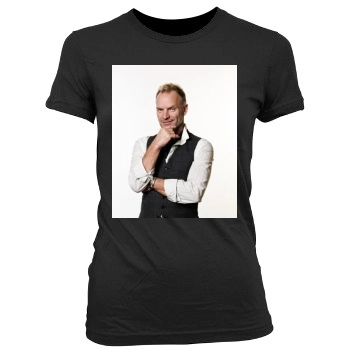 Sting Women's Junior Cut Crewneck T-Shirt