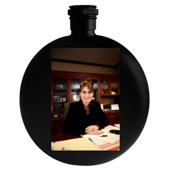 Sarah Palin Round Flask