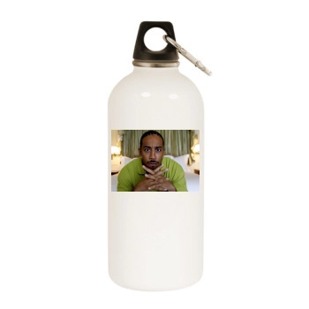 Ludacris White Water Bottle With Carabiner
