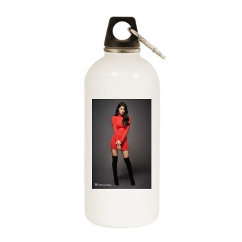 Seolhyun White Water Bottle With Carabiner