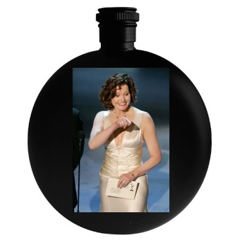 Geena Davis Round Flask