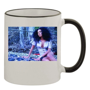 Solange Knowles 11oz Colored Rim & Handle Mug