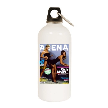 Girls Aloud White Water Bottle With Carabiner
