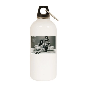 Girls Aloud White Water Bottle With Carabiner