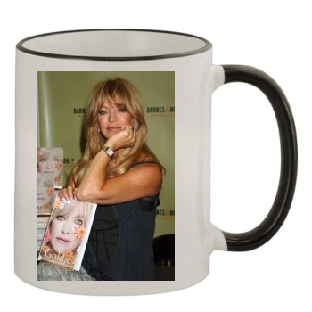 Goldie Hawn 11oz Colored Rim & Handle Mug