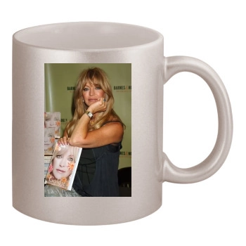 Goldie Hawn 11oz Metallic Silver Mug