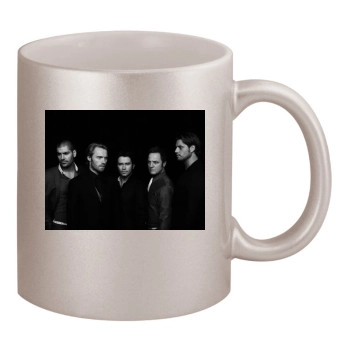 Boyzone 11oz Metallic Silver Mug