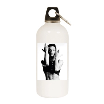 Prince White Water Bottle With Carabiner