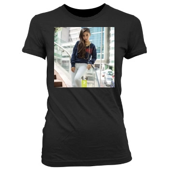 Angelababy Women's Junior Cut Crewneck T-Shirt
