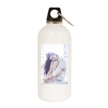 Angelababy White Water Bottle With Carabiner