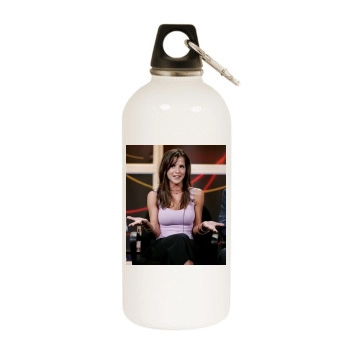 Kelly Monaco White Water Bottle With Carabiner