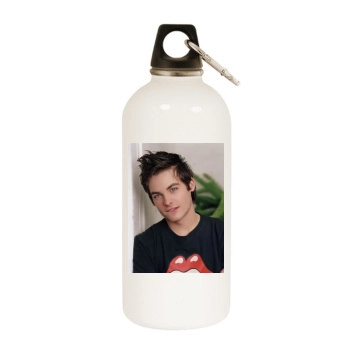 Kevin Zegers White Water Bottle With Carabiner