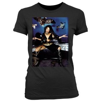 Aaliyah Women's Junior Cut Crewneck T-Shirt