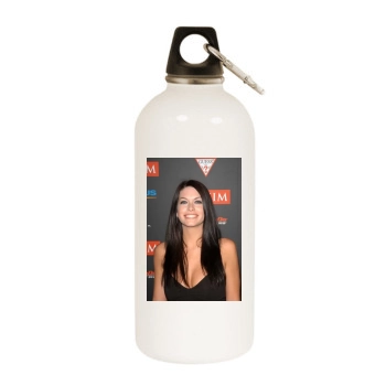 Kim Smith White Water Bottle With Carabiner