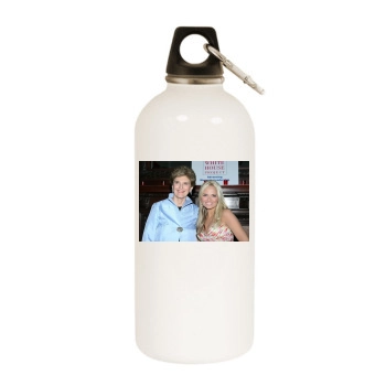 Kristin Chenoweth White Water Bottle With Carabiner