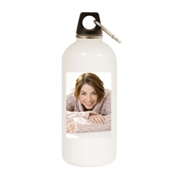 Bianca Hein White Water Bottle With Carabiner
