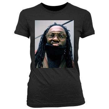 Black Eyed Peas Women's Junior Cut Crewneck T-Shirt