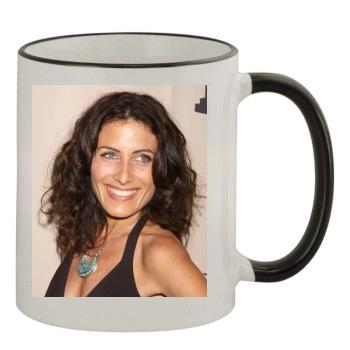 Lisa Edelstein 11oz Colored Rim & Handle Mug