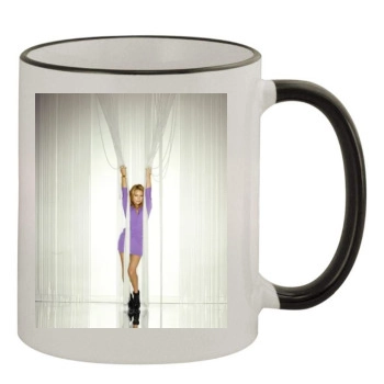 Becki Newton 11oz Colored Rim & Handle Mug