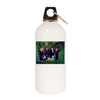 Bwitched White Water Bottle With Carabiner