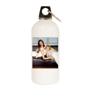 Bwitched White Water Bottle With Carabiner