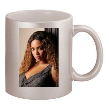Beyonce 11oz Metallic Silver Mug