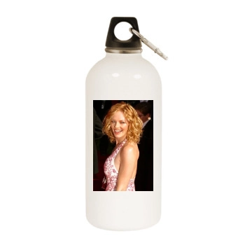Marg Helgenberger White Water Bottle With Carabiner