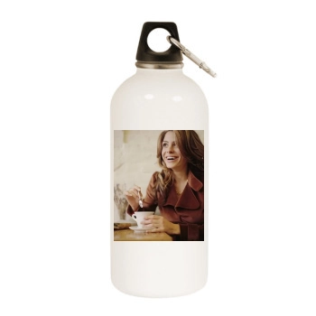 Maria Menounos White Water Bottle With Carabiner