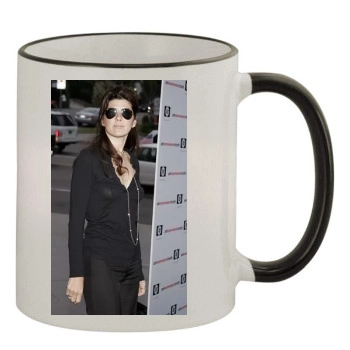 Marisa Tomei 11oz Colored Rim & Handle Mug