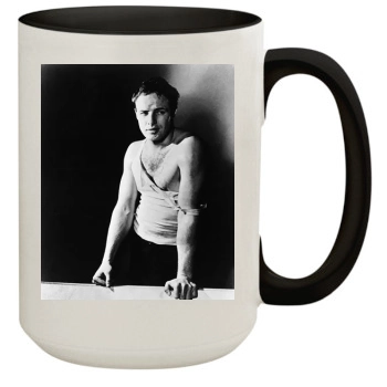 Marlon Brando 15oz Colored Inner & Handle Mug